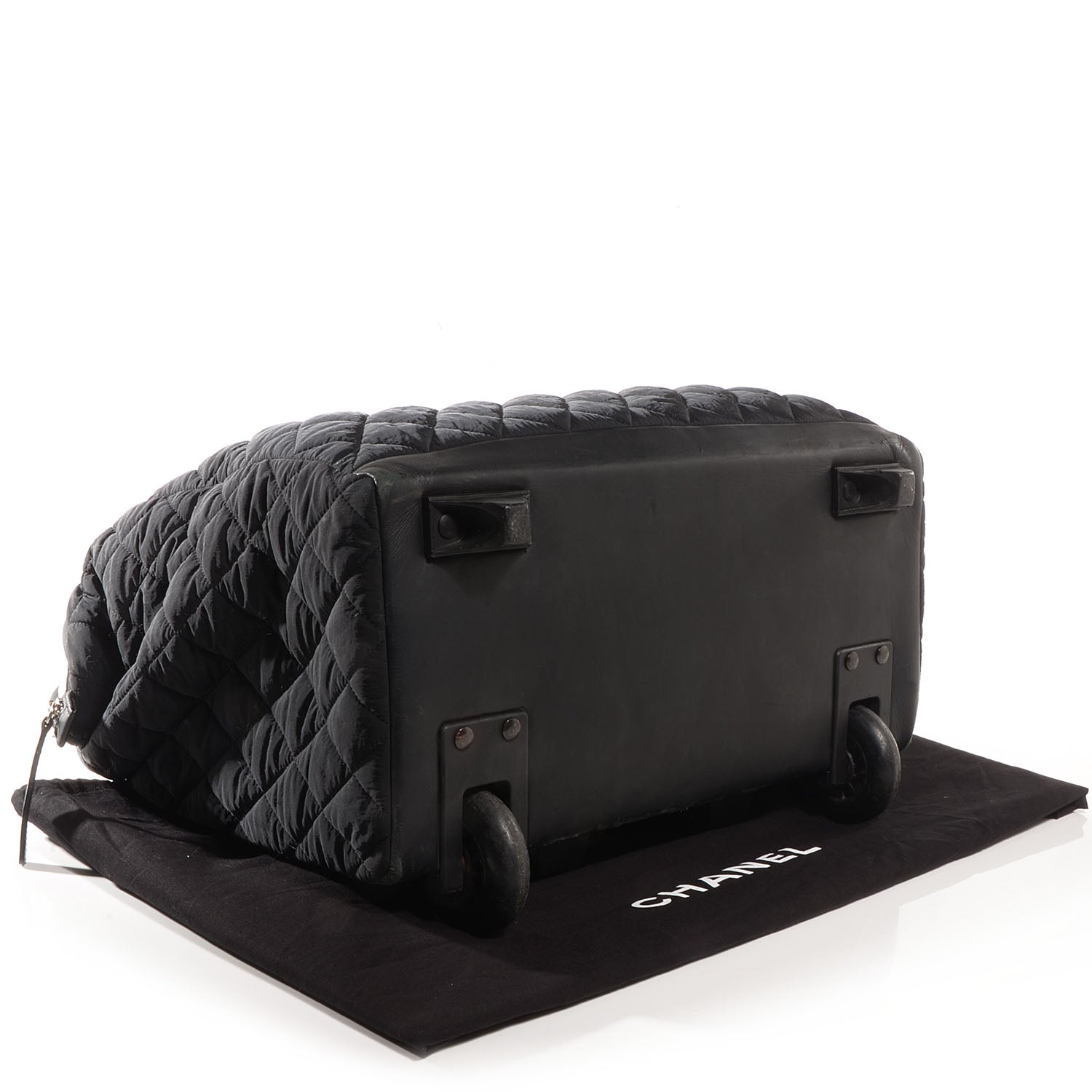 Chanel Nylon Quilted Coco Cocoon Trolley Black 4 of 7
