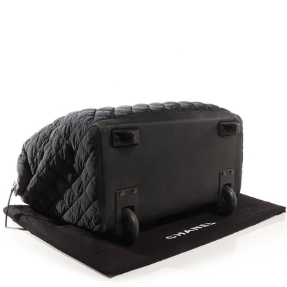 Chanel Nylon Quilted Coco Cocoon Trolley Black 4 of 7