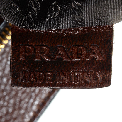 Prada Cervo Deerskin Animalier Large Satchel Cacao 12 of 12