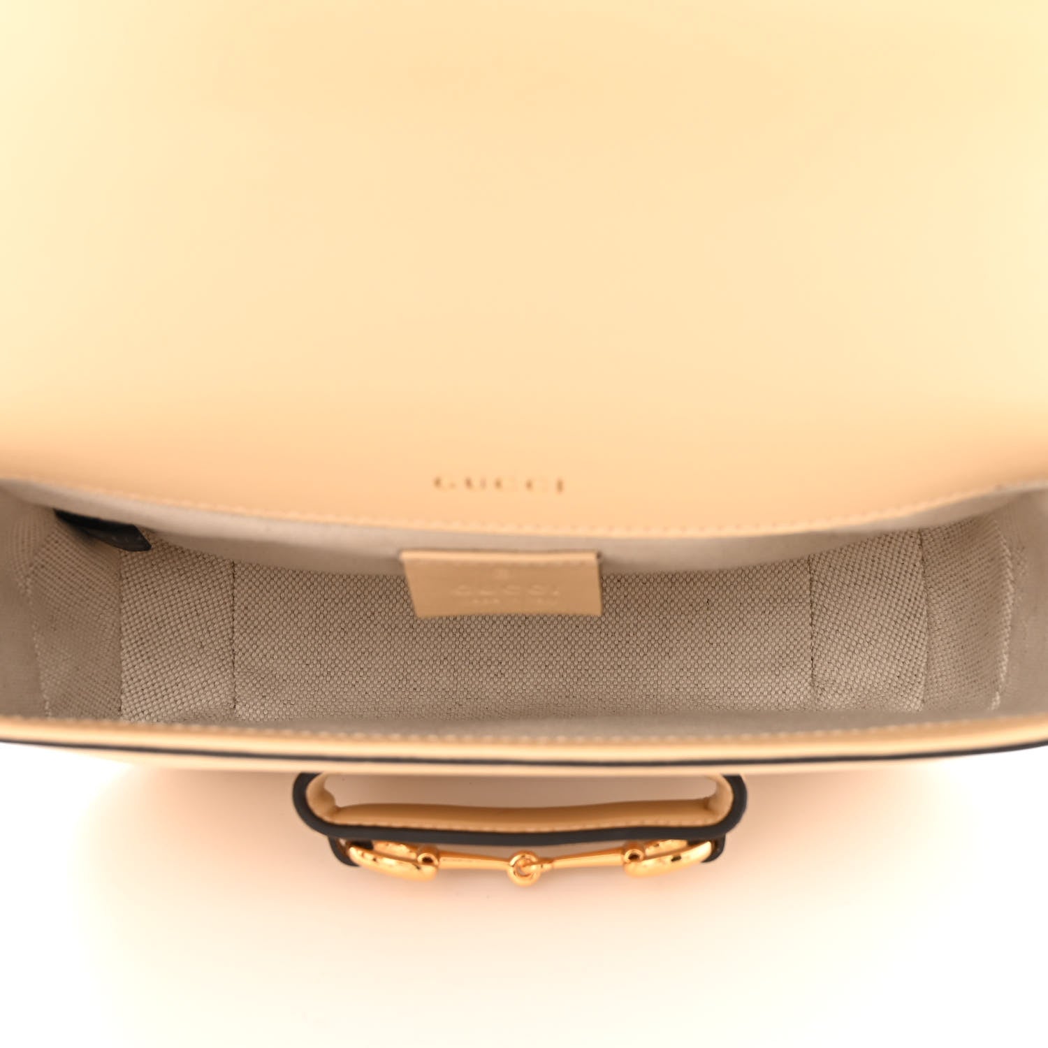 Gucci Azalea Calfskin Web Mini Horsebit 1955 Shoulder Bag Bubble Tea 5 of 13