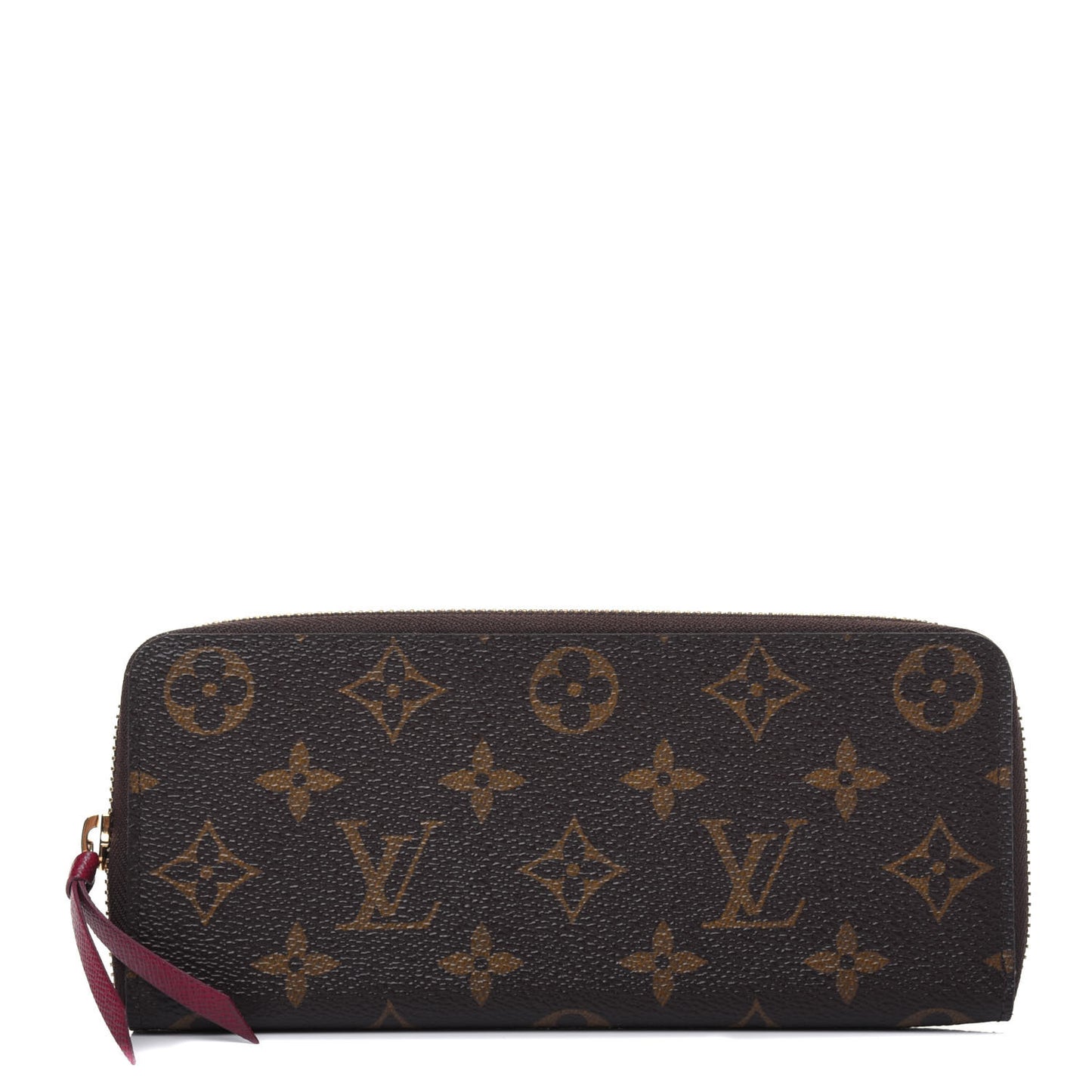 Monogram Clemence Wallet Fuchsia