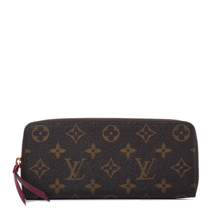 Louis Vuitton Monogram Clemence Wallet Fuchsia 1 of 19