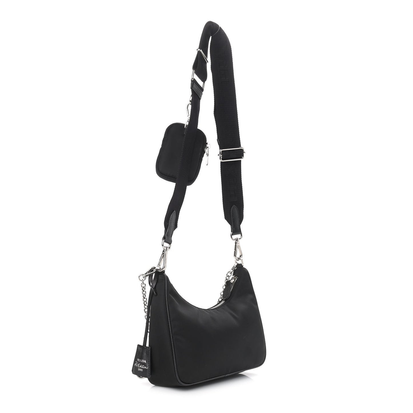 Nylon Re-Edition 2005 Shoulder Bag Black
