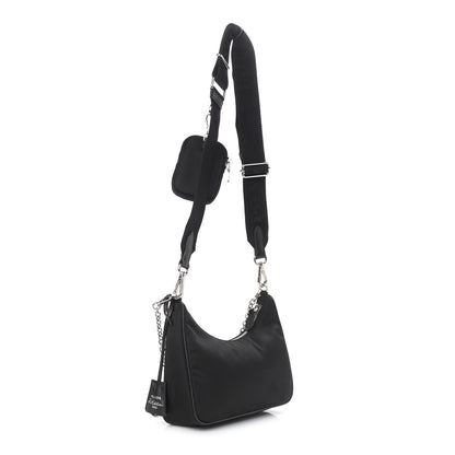 Prada Nylon Re-Edition 2005 Shoulder Bag Black 3 of 18