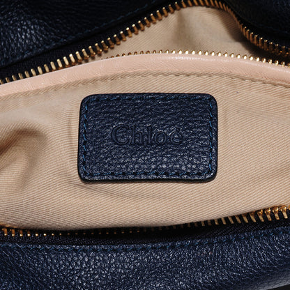 Chloe Calfskin Large Paraty Midnight Blue 6 of 11