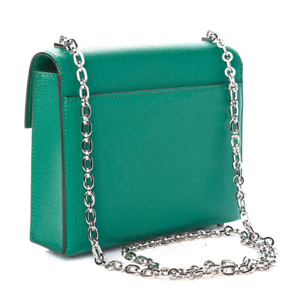 Hermes Chevre Mysore Mini Verrou Chaine Bag Bleu Paon 3 of 10