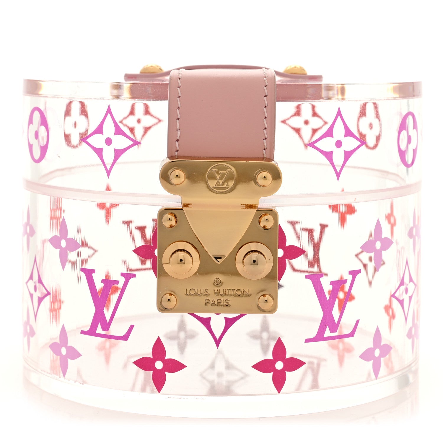 Louis Vuitton Transparent Plexiglass Box Scott Rose Ballerine 1 of 6