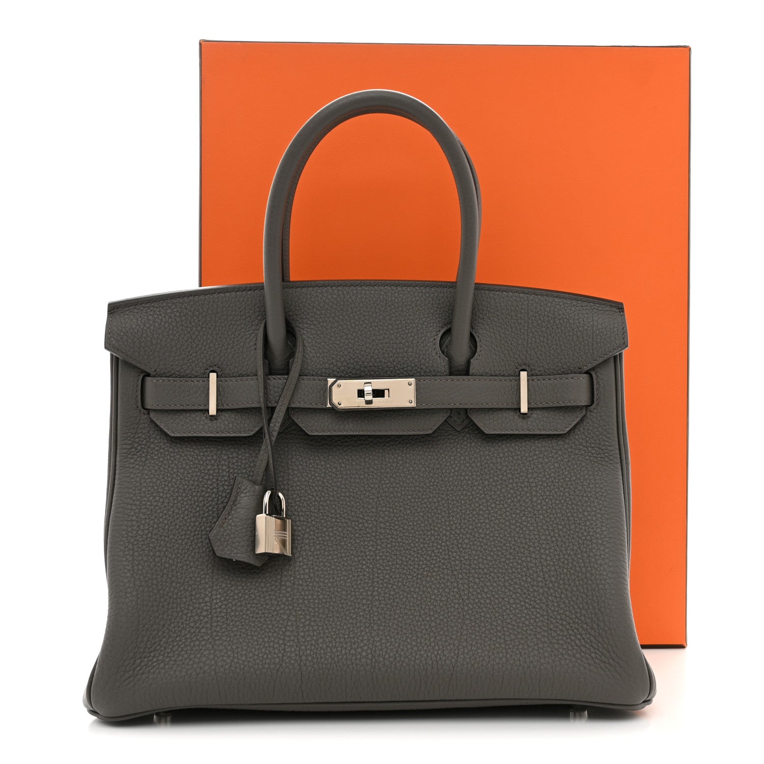 Hermes Togo Birkin 30 Etain 11 of 11