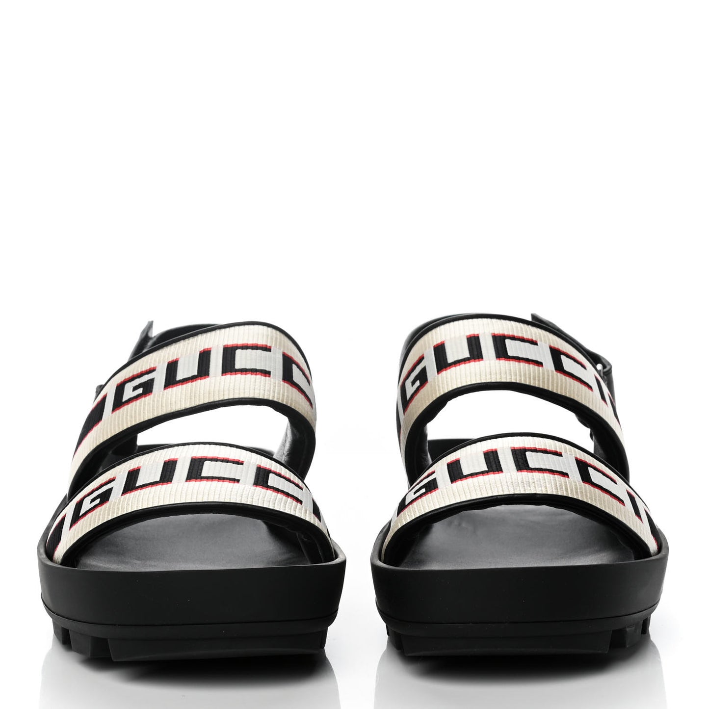 Nylon Cirano Lux Stripe Mens Cleat Sole Slingback Sandals 9 Ecru Poppy Black