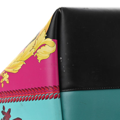 Versace Calfskin Voyage Barocco Print Tote Bag Multicolor 14 of 15
