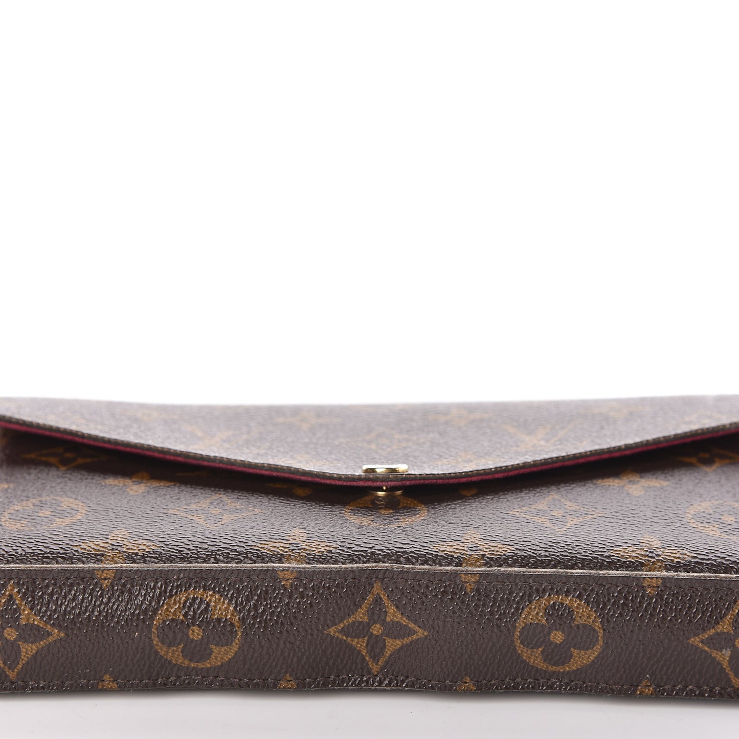 Monogram Pochette Felicie Chain Wallet Fuchsia