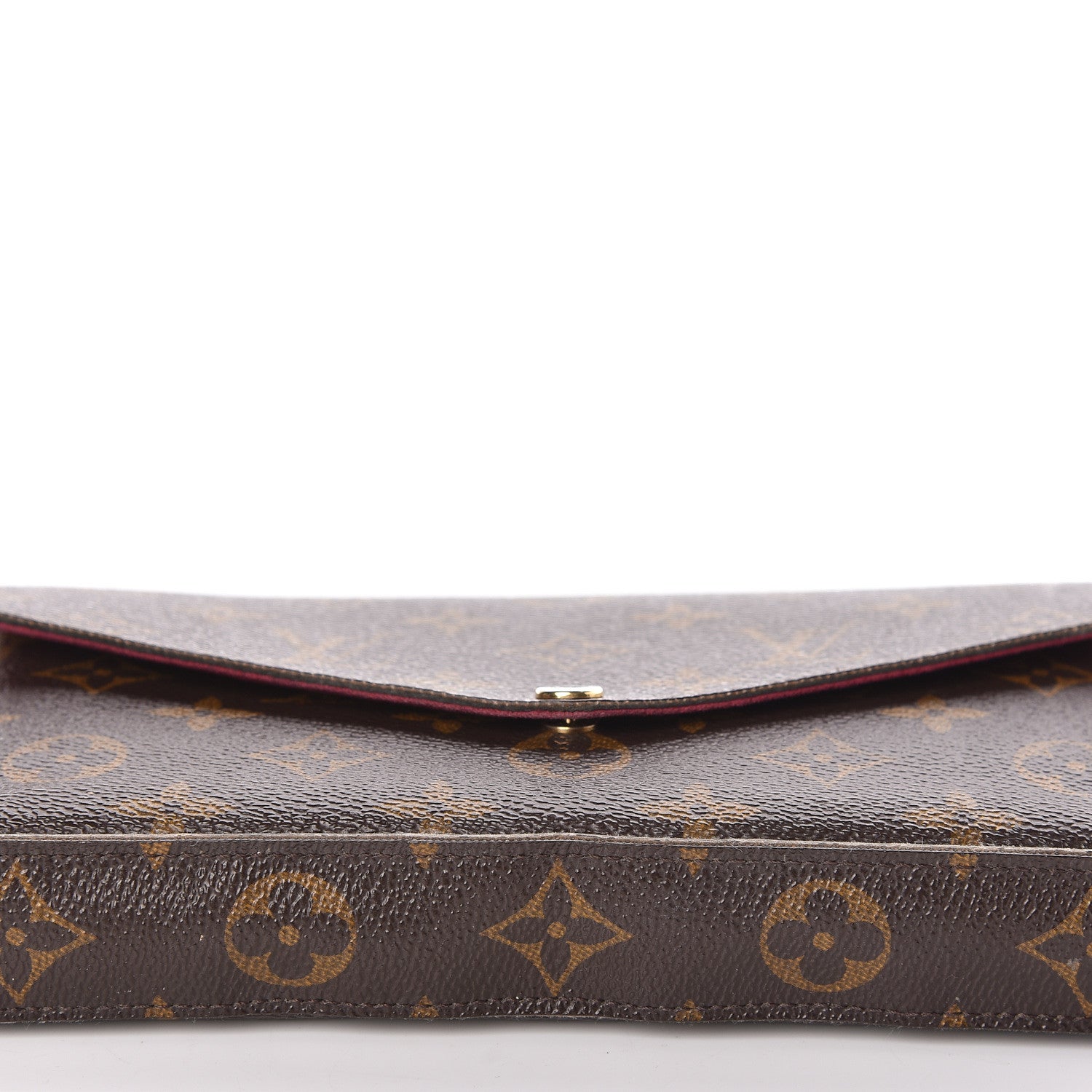 Louis Vuitton Monogram Pochette Felicie Chain Wallet Fuchsia 13 of 17