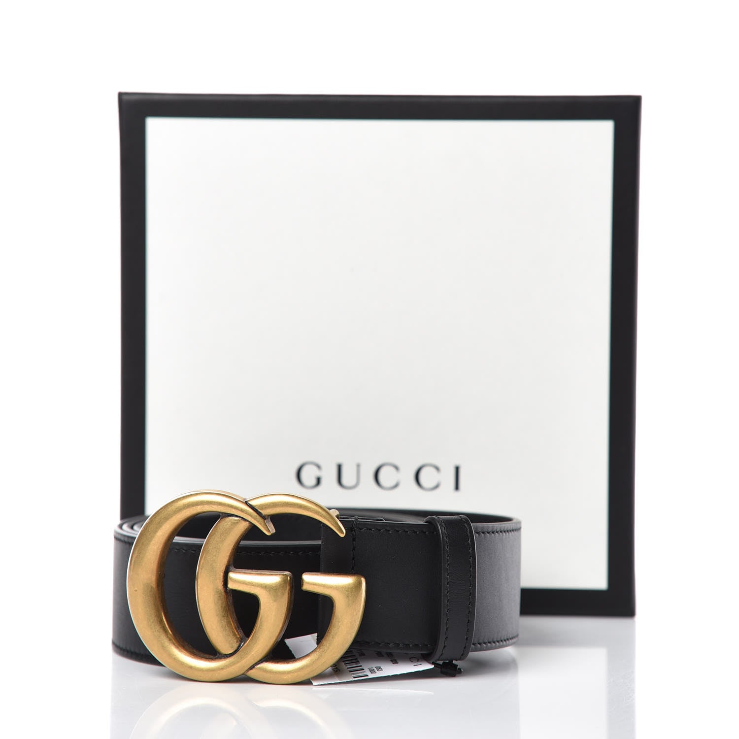 Gucci Calfskin Double G 40mm Belt 115 46 Black 7 of 7