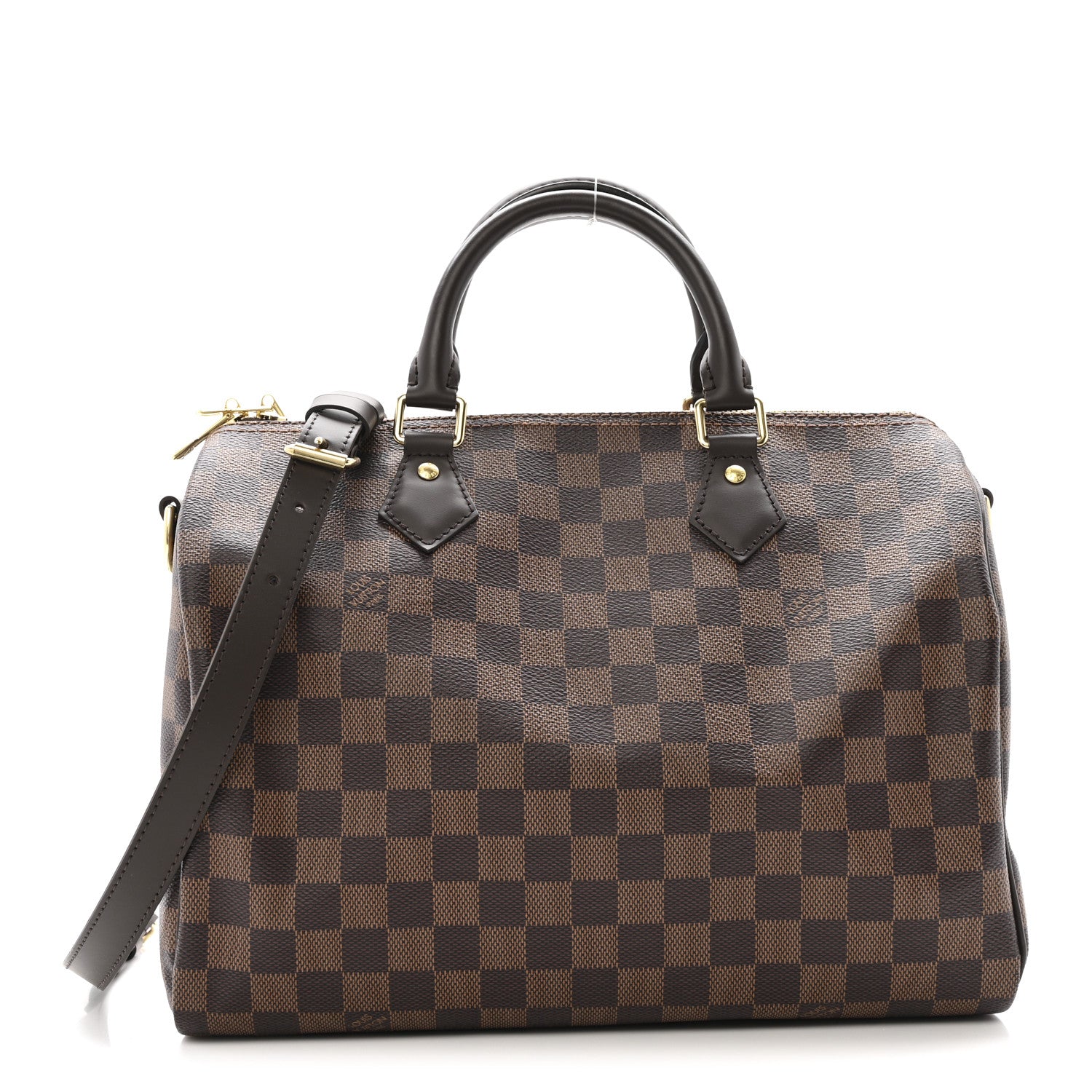 Louis Vuitton Damier Ebene Speedy Bandouliere 30 1 of 12