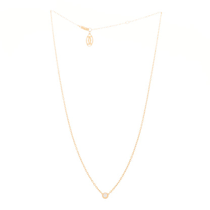 Cartier 18K Pink Gold Diamond SM D'Amour Pendant Necklace 3 of 5
