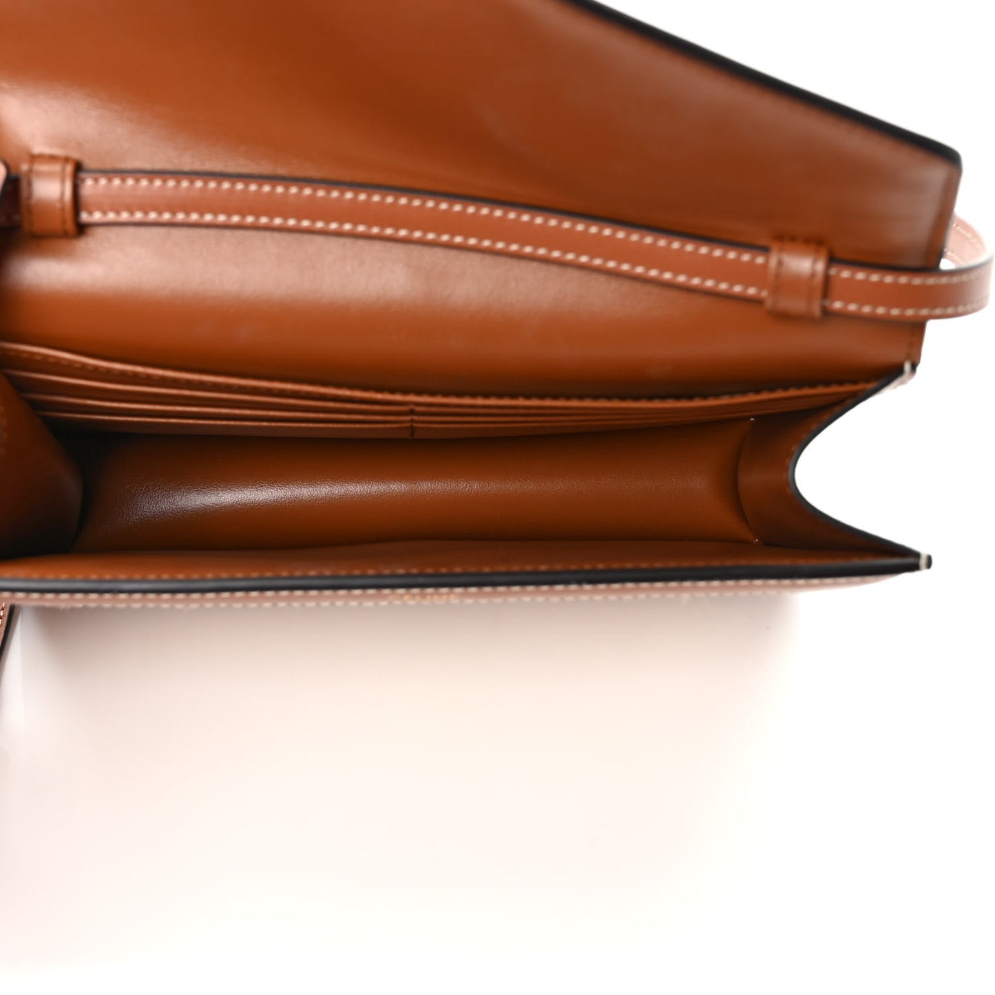 Raffia Calfskin Triomphe Wallet on Strap Natural Tan