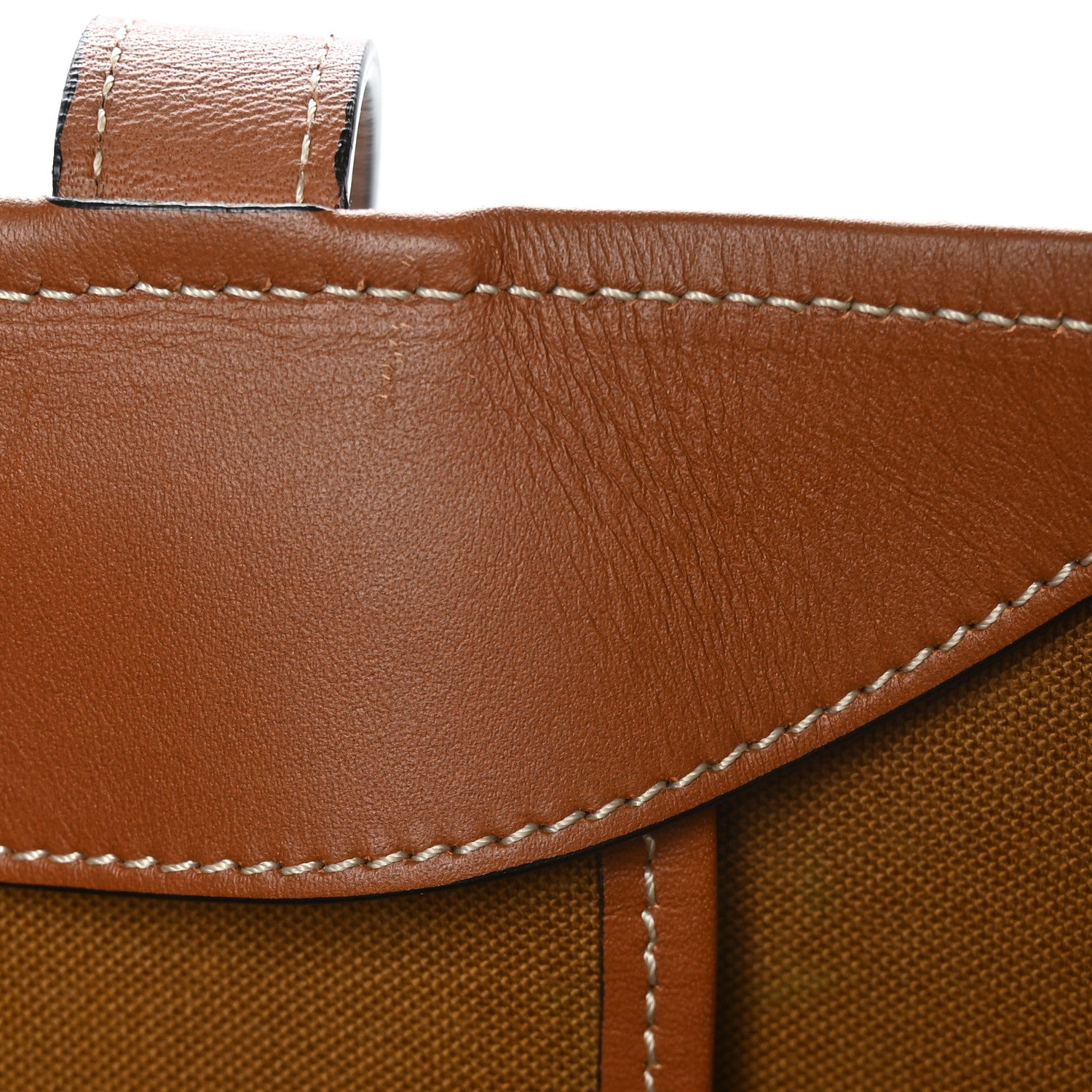Celine Triomphe Canvas Calfskin Medium Cabas Bag Tan 10 of 10