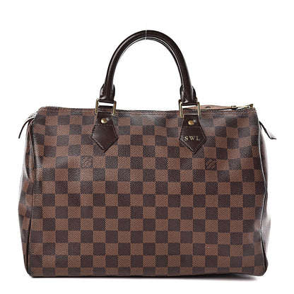 Louis Vuitton Damier Ebene Speedy 30 1 of 21