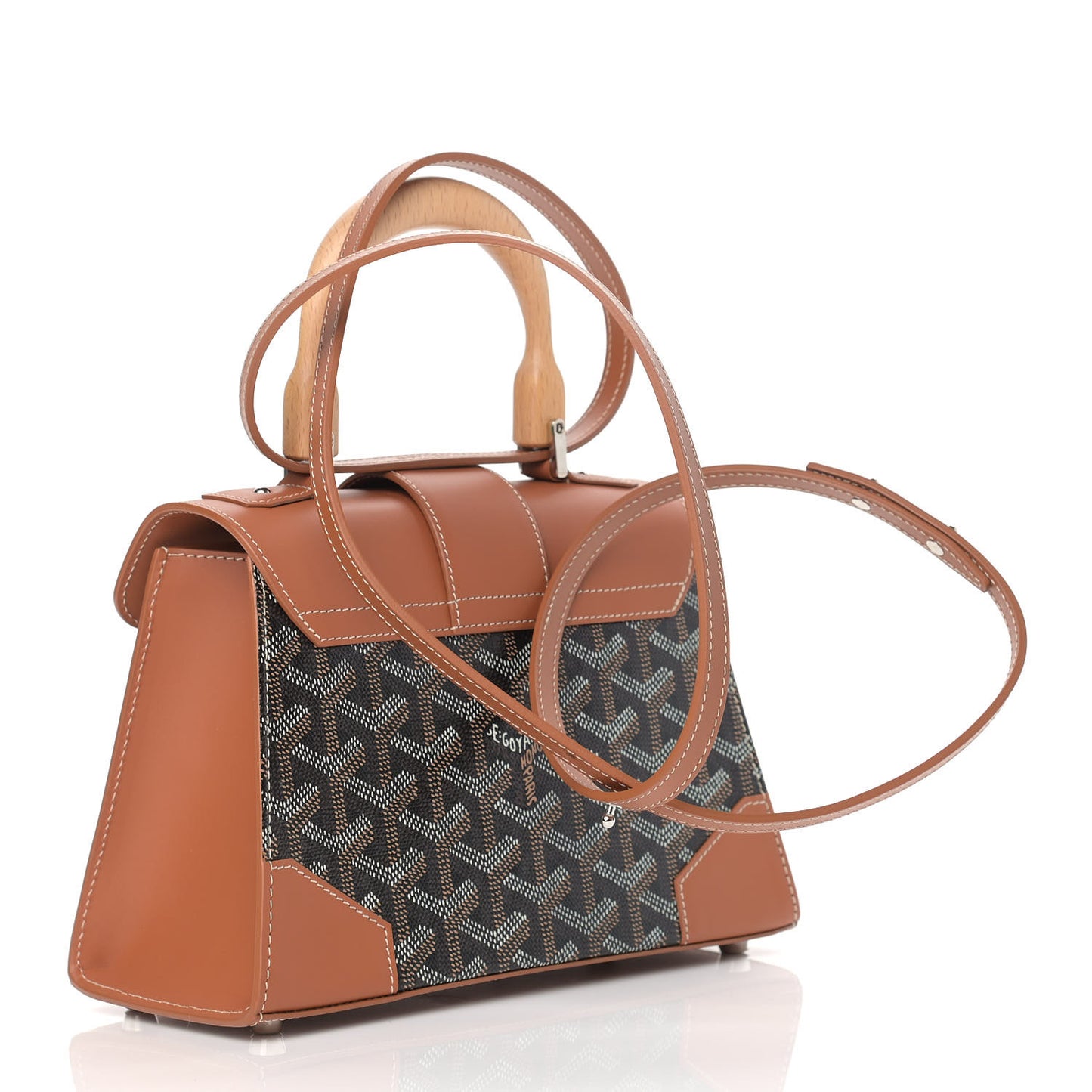 Goyardine Structure Mini Saigon Black Gold