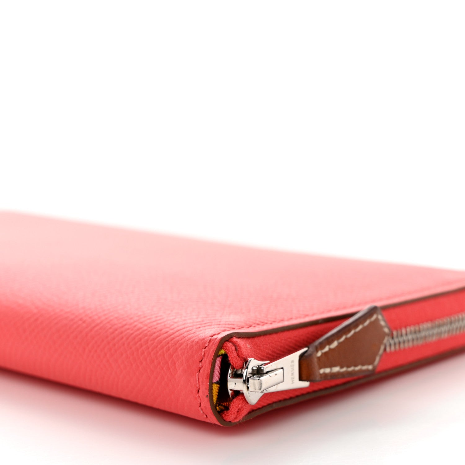 Hermes Epsom Silk'In Wallet Rose Jaipur 9 of 9