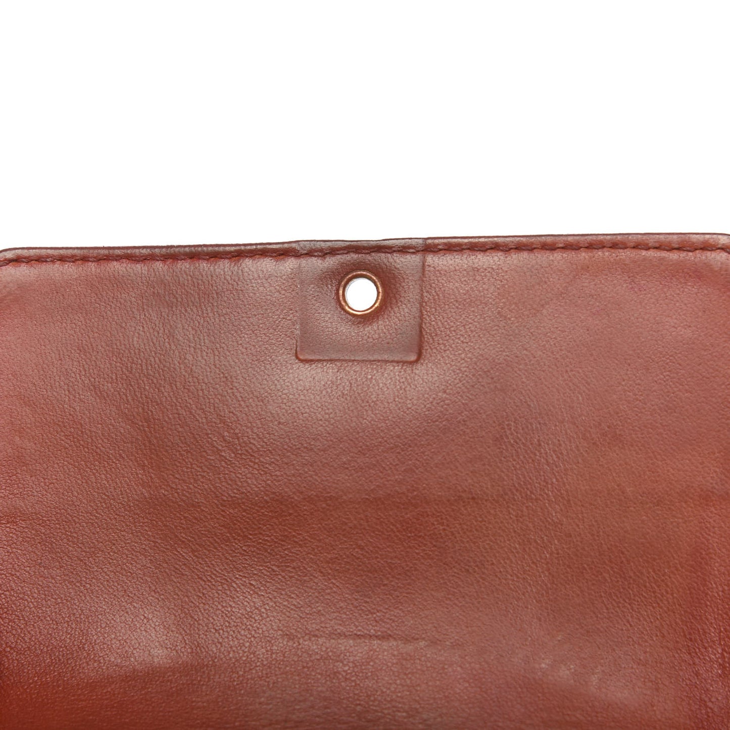 Grained Calfskin CC Compact Wallet Light Red