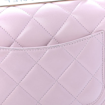 Chanel Lambskin Quilted Small Trendy CC Flap Dual Handle Bag Light Pink 10 of 10