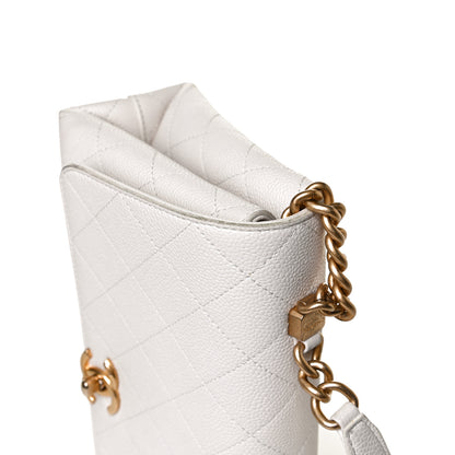 Chanel Grained Calfskin Small Stitched Flap White 15 of 18
