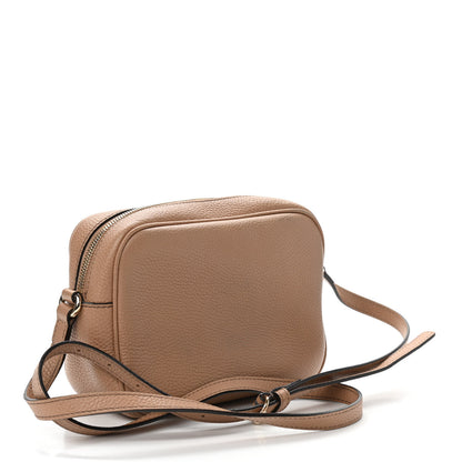 Gucci Pebbled Calfskin Small Soho Disco Bag Camelia 3 of 13