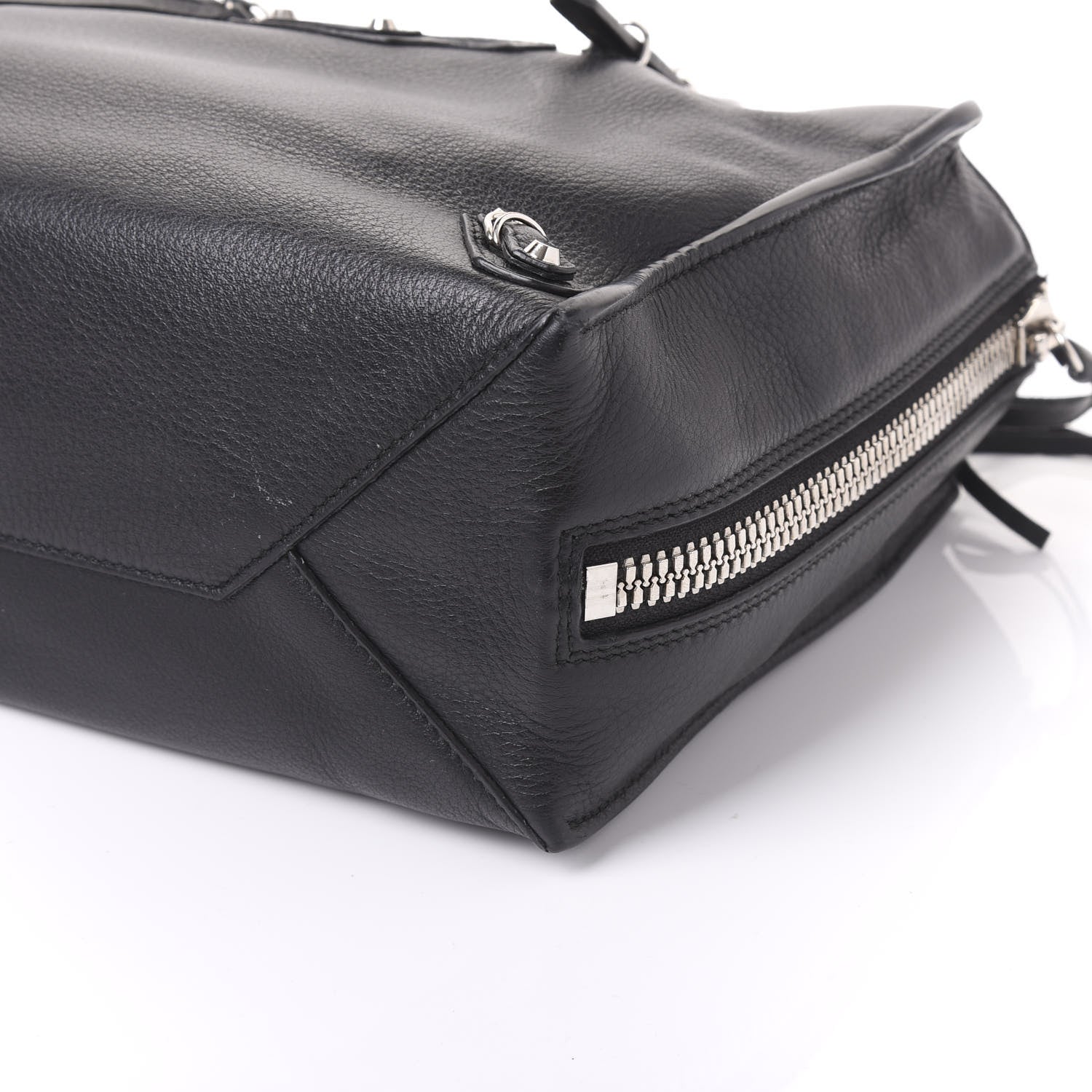Balenciaga Veau Papier A6 Zip Around Tote Black 7 of 10