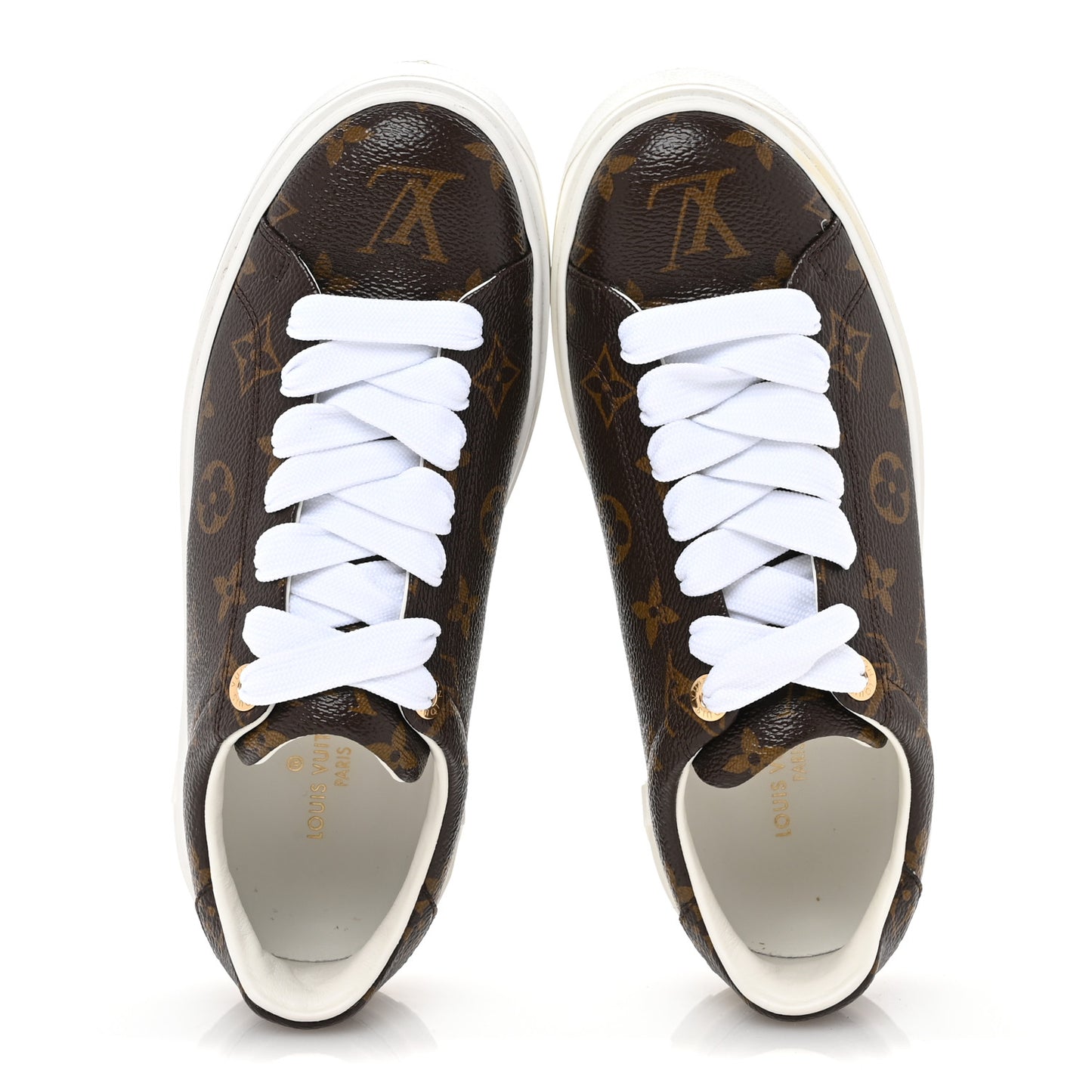 Patent Monogram Frontrow Sneakers 37