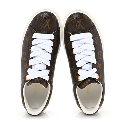 Louis Vuitton Patent Monogram Frontrow Sneakers 37 2 of 9