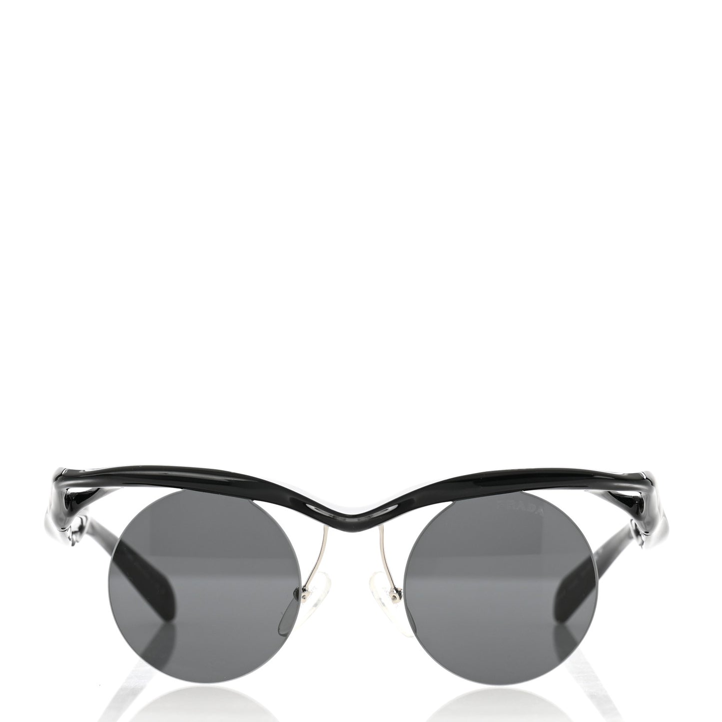 Acetate Rimless Sunglasses SPR A24 Black