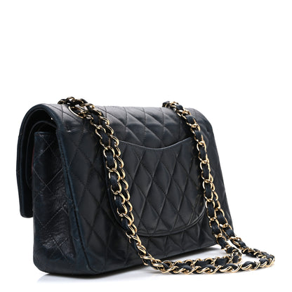 Chanel Lambskin Quilted Medium Double Flap Black 3 of 12
