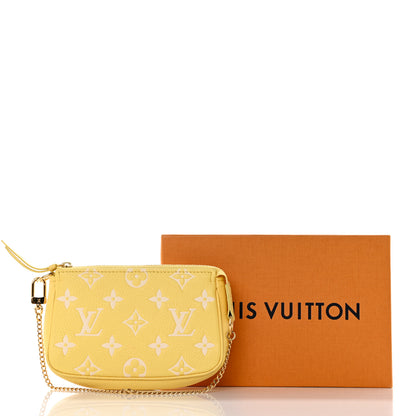 Louis Vuitton Empreinte Monogram Mini Pochette Accessories Lemon Curd Yellow 7 of 7
