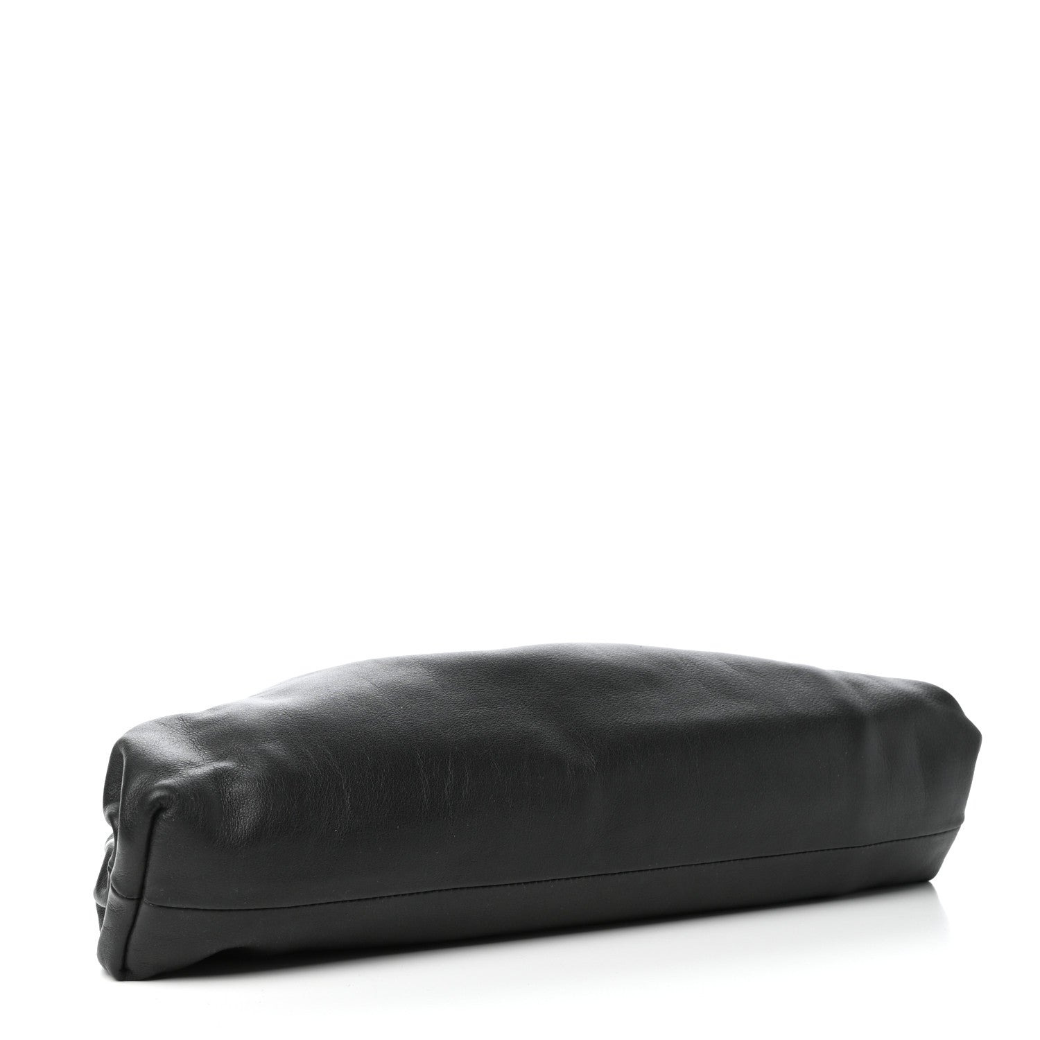Bottega Veneta Smooth Butter Calf The Pouch Oversized Clutch Black 4 of 9