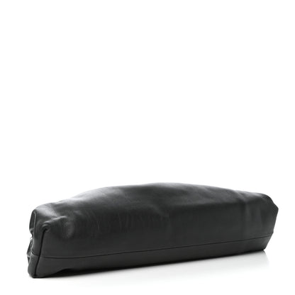 Bottega Veneta Smooth Butter Calf The Pouch Oversized Clutch Black 4 of 9