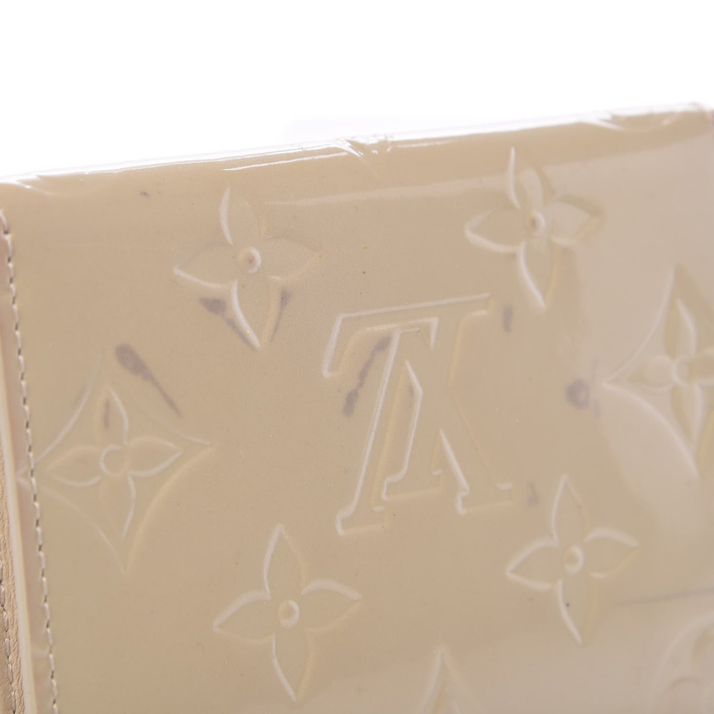 Vernis Business Card Holder Blanc Corail