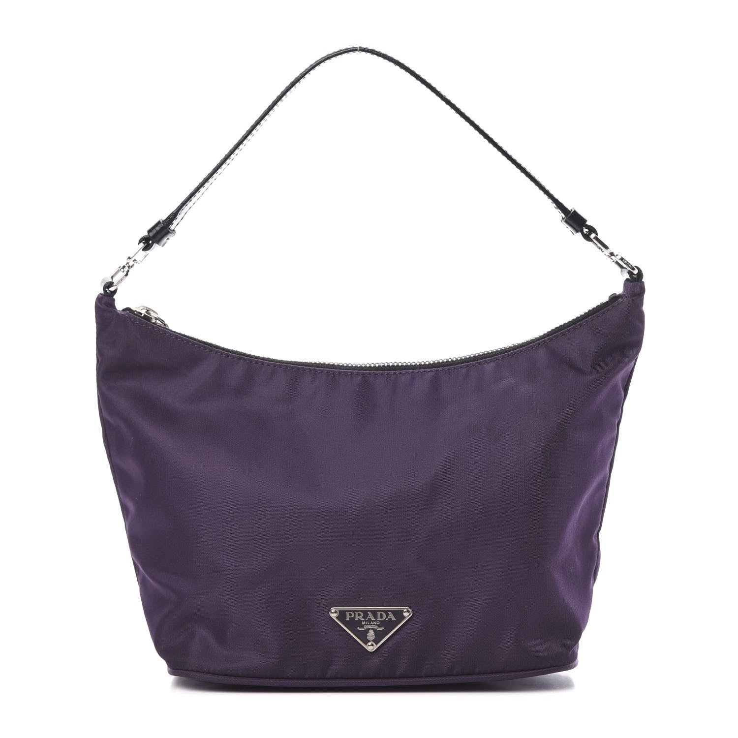Prada Tessuto Nylon Shoulder Bag Mora 1 of 15
