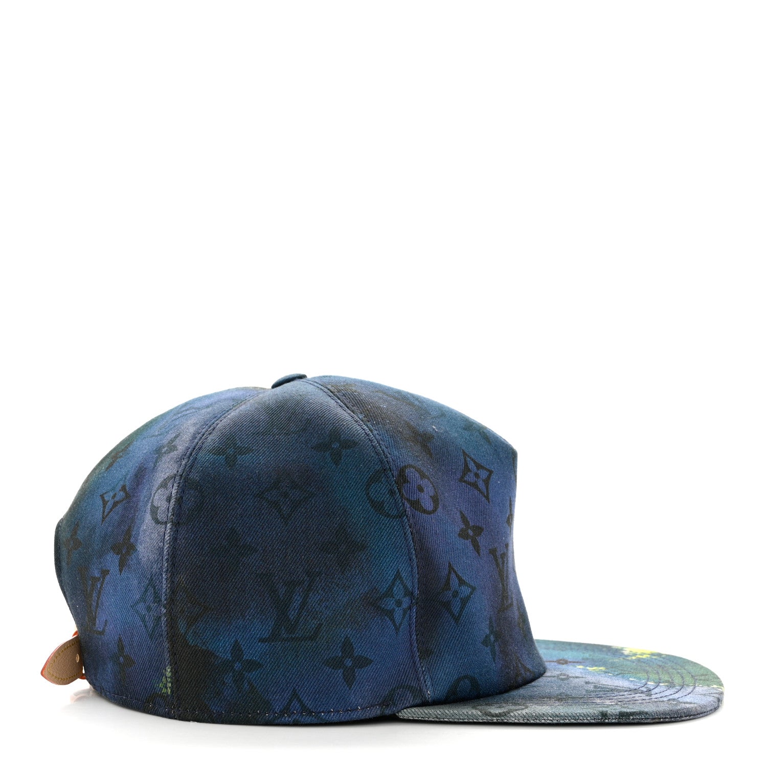 Louis Vuitton Monogram Tie Dye Cap 58 Multicolor Blue 5 of 9