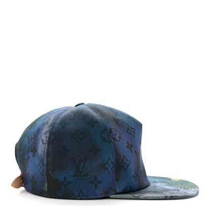Louis Vuitton Monogram Tie Dye Cap 58 Multicolor Blue 5 of 9