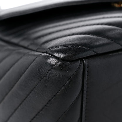 Saint Laurent Lambskin Matelasse Monogram Joe Backpack Black 8 of 12