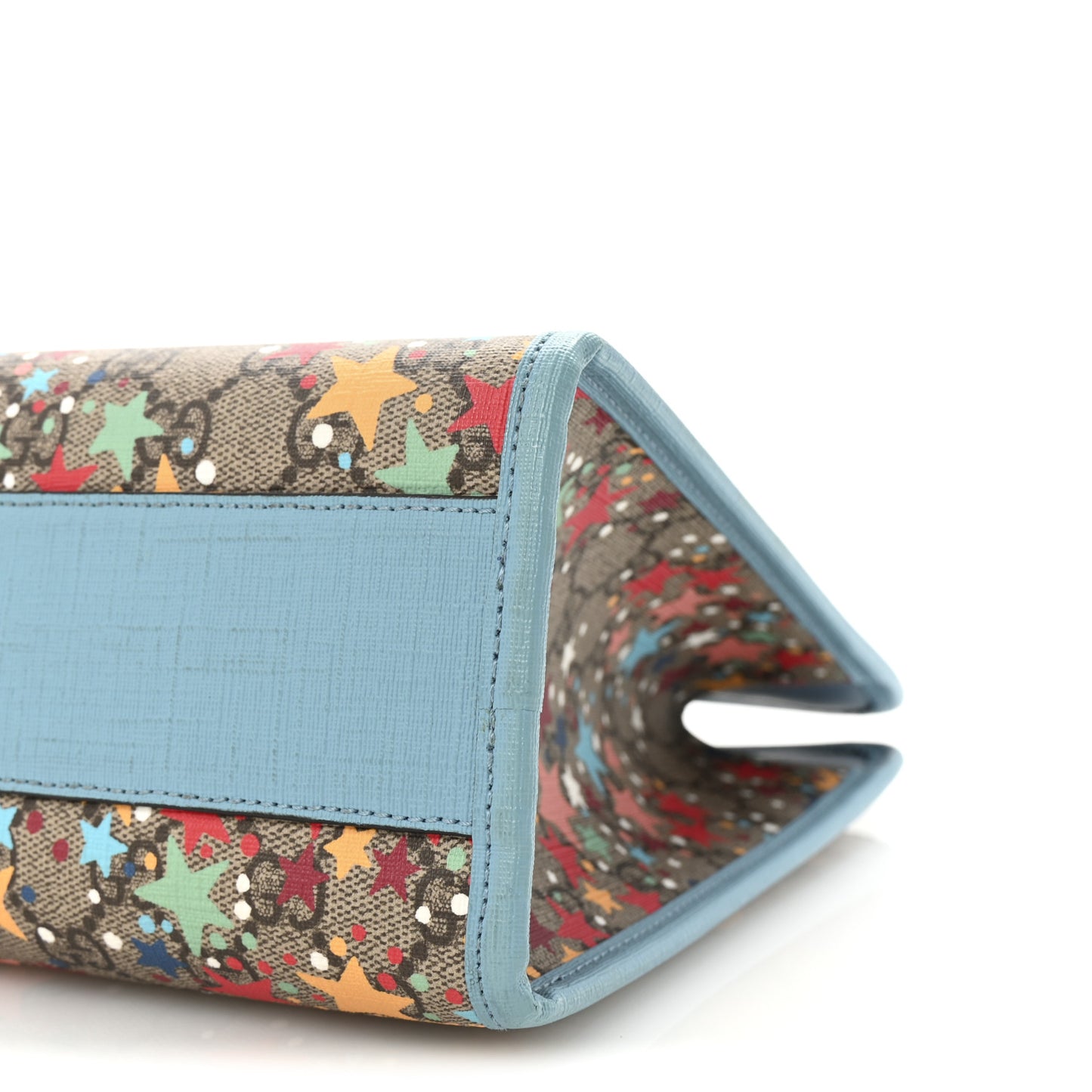 GG Supreme Monogram Star Print Childrens Tote Blue Multicolor