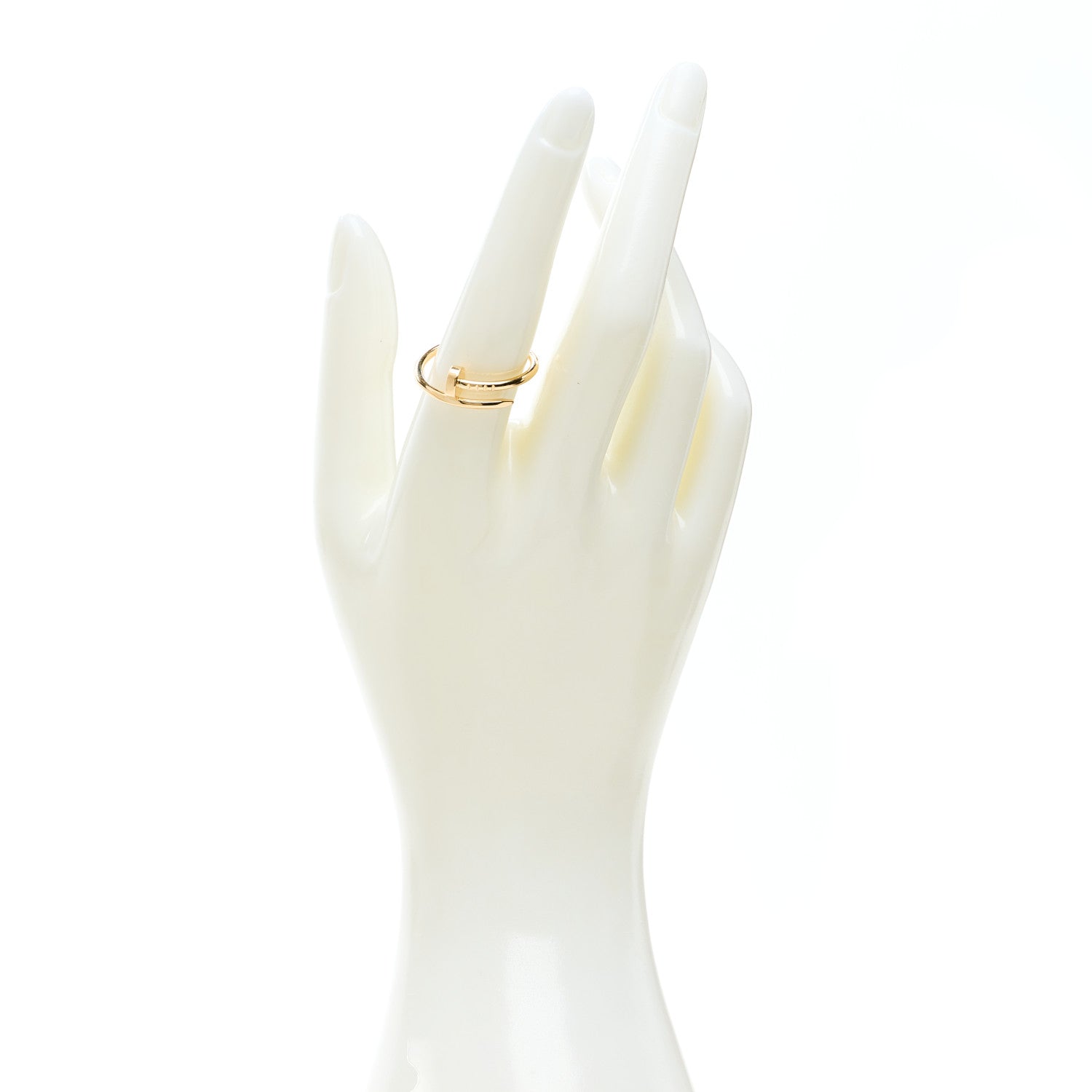 Cartier 18K Yellow Gold Small Juste Un Clou Ring 58 8.25 3 of 5