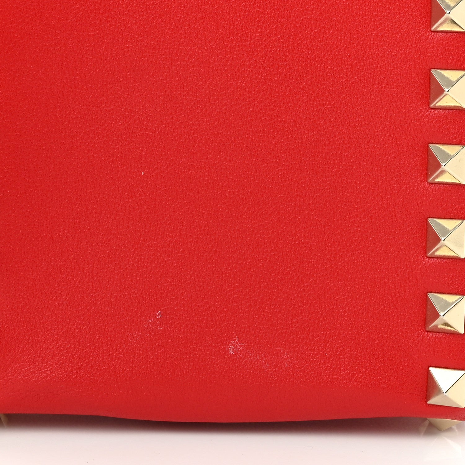 Valentino Garavani Calfskin Rockstud Phone Holder Red 10 of 10