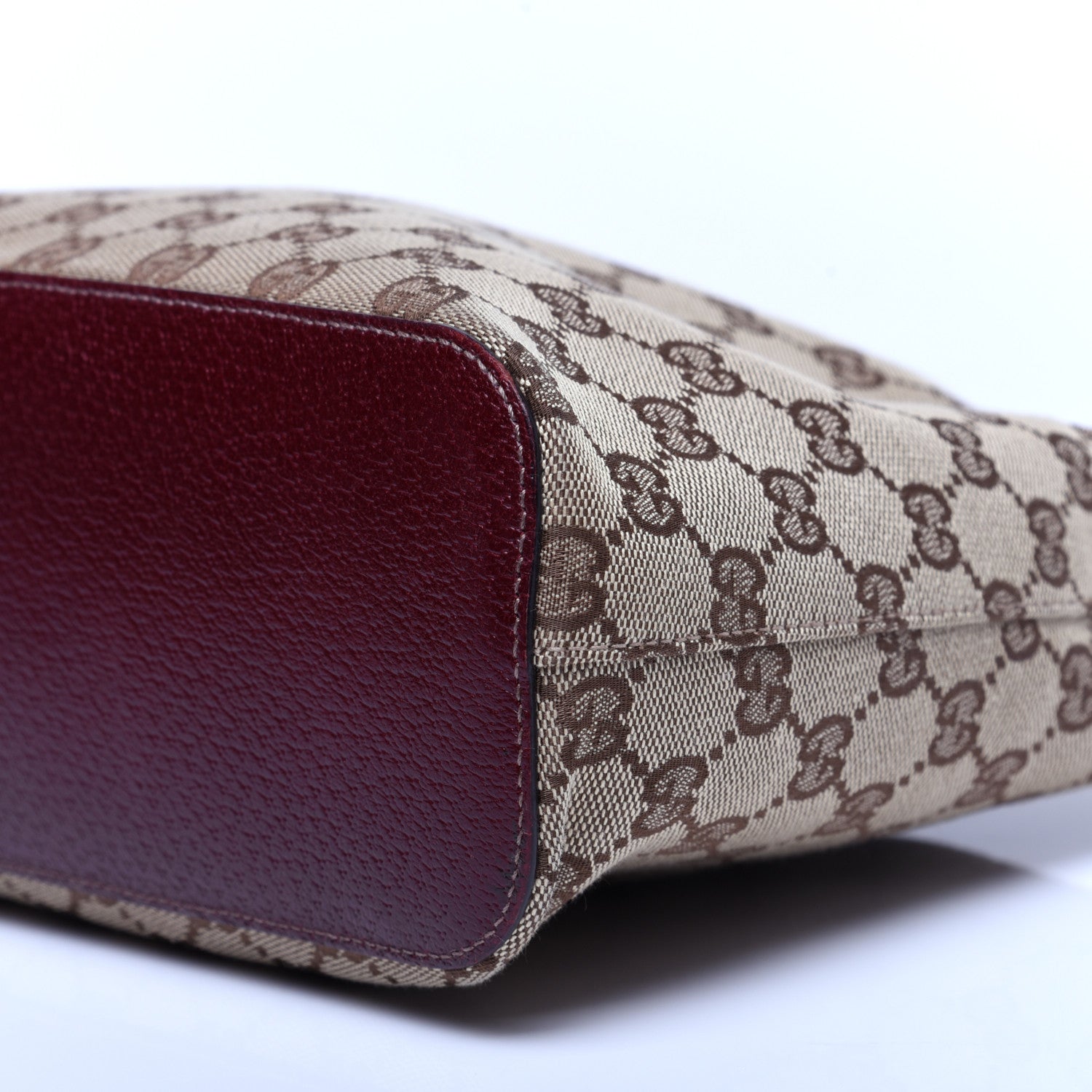 Gucci Monogram Shoulder Bag Red 7 of 13