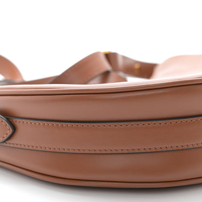 Prada Soft Calfskin Arque Shoulder Bag Cognac 10 of 13