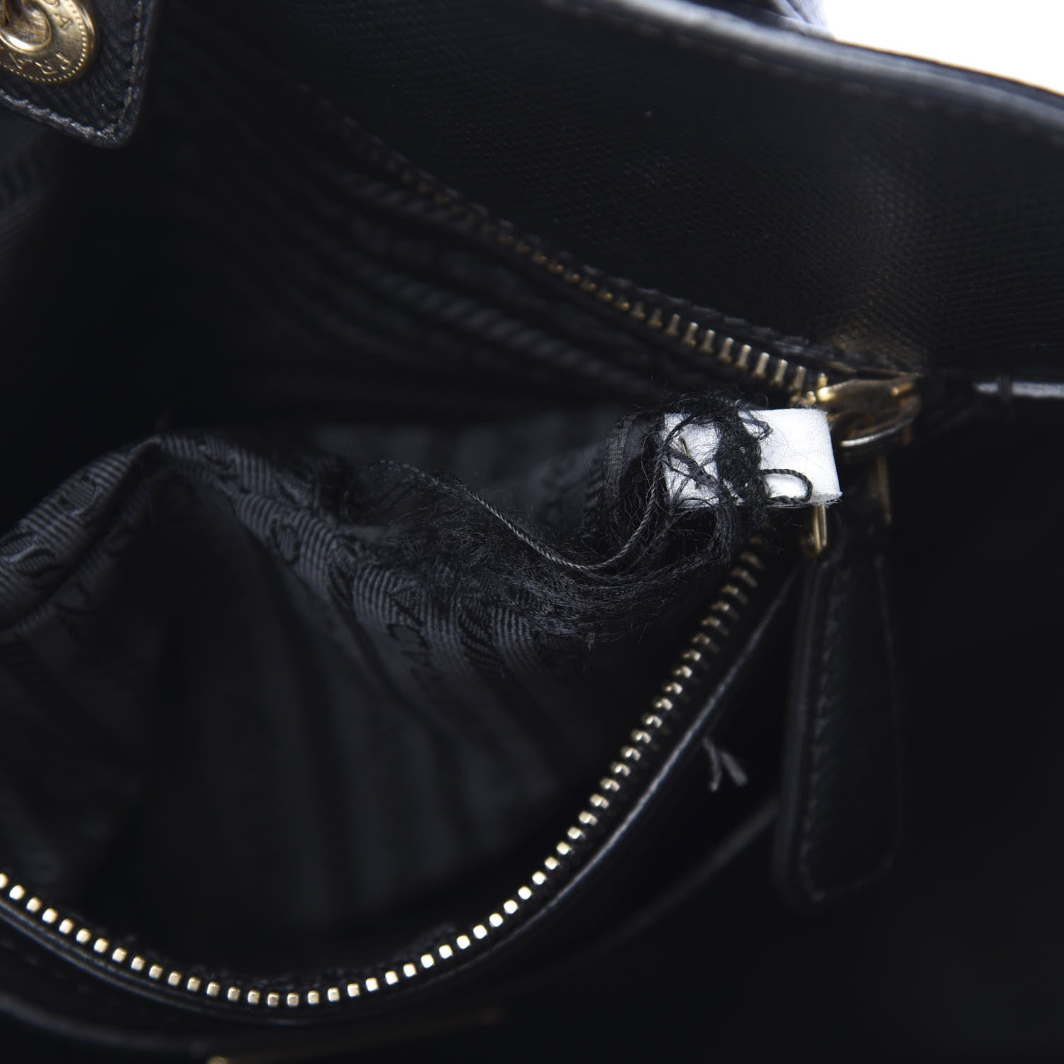 Prada Saffiano Cuir Open Promenade Tote Black 8 of 21
