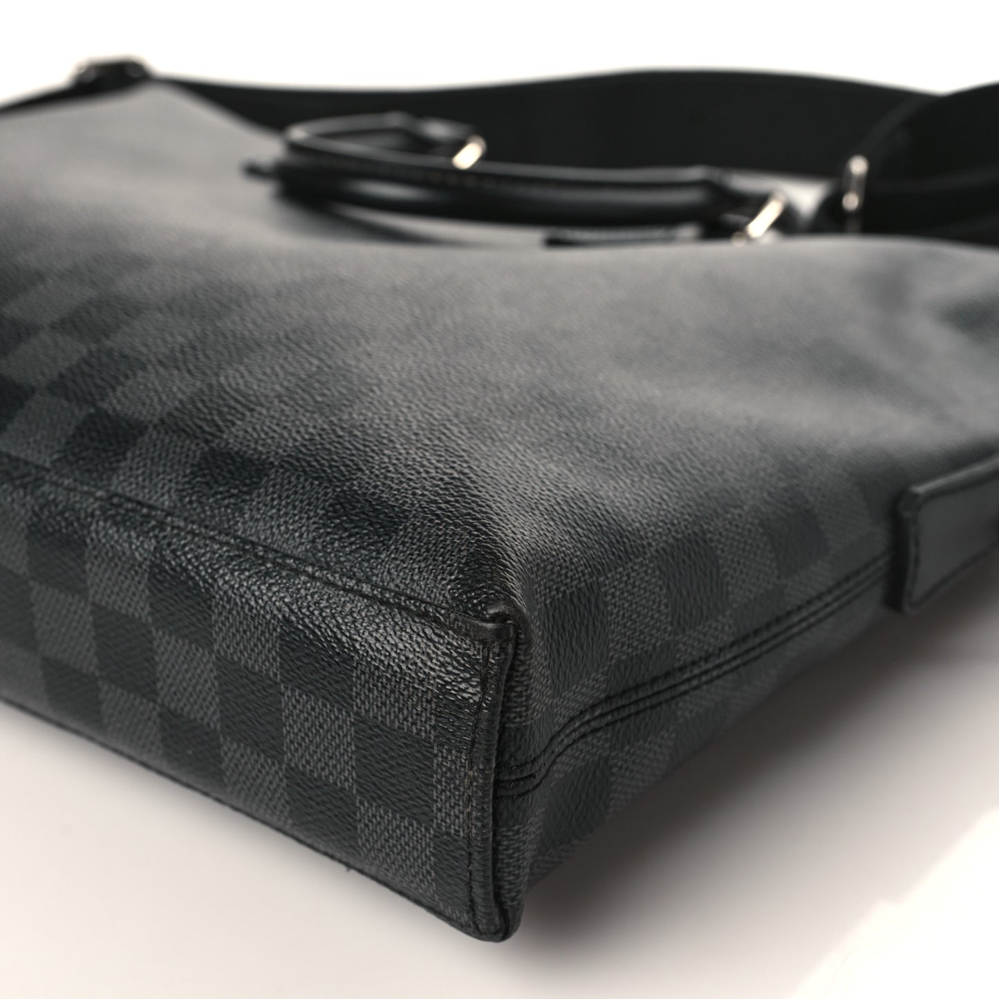 Damier Graphite Porte-Documents Jour