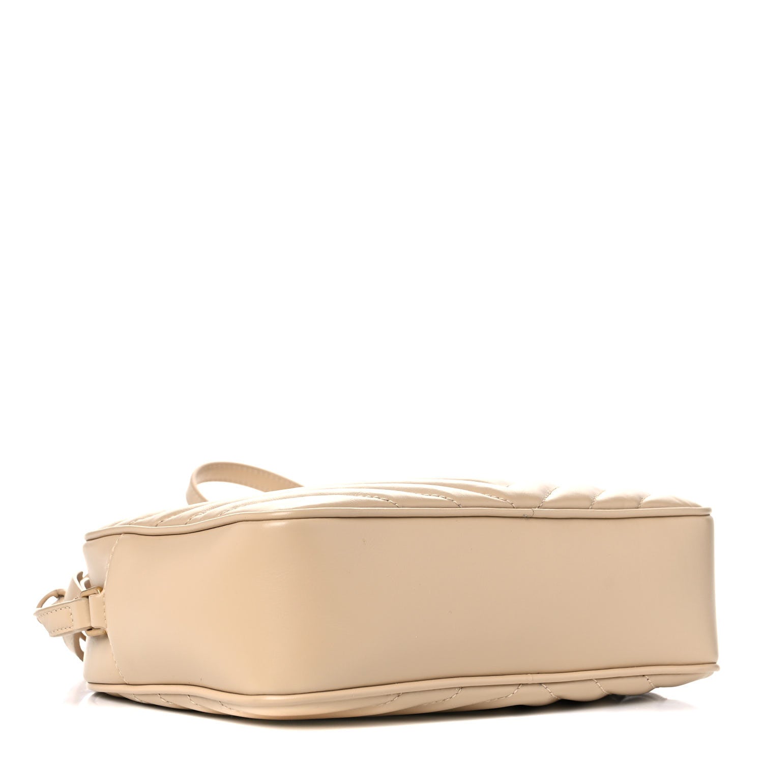 Saint Laurent Calfskin Matelasse Monogram Lou Camera Bag Dark Beige 4 of 10