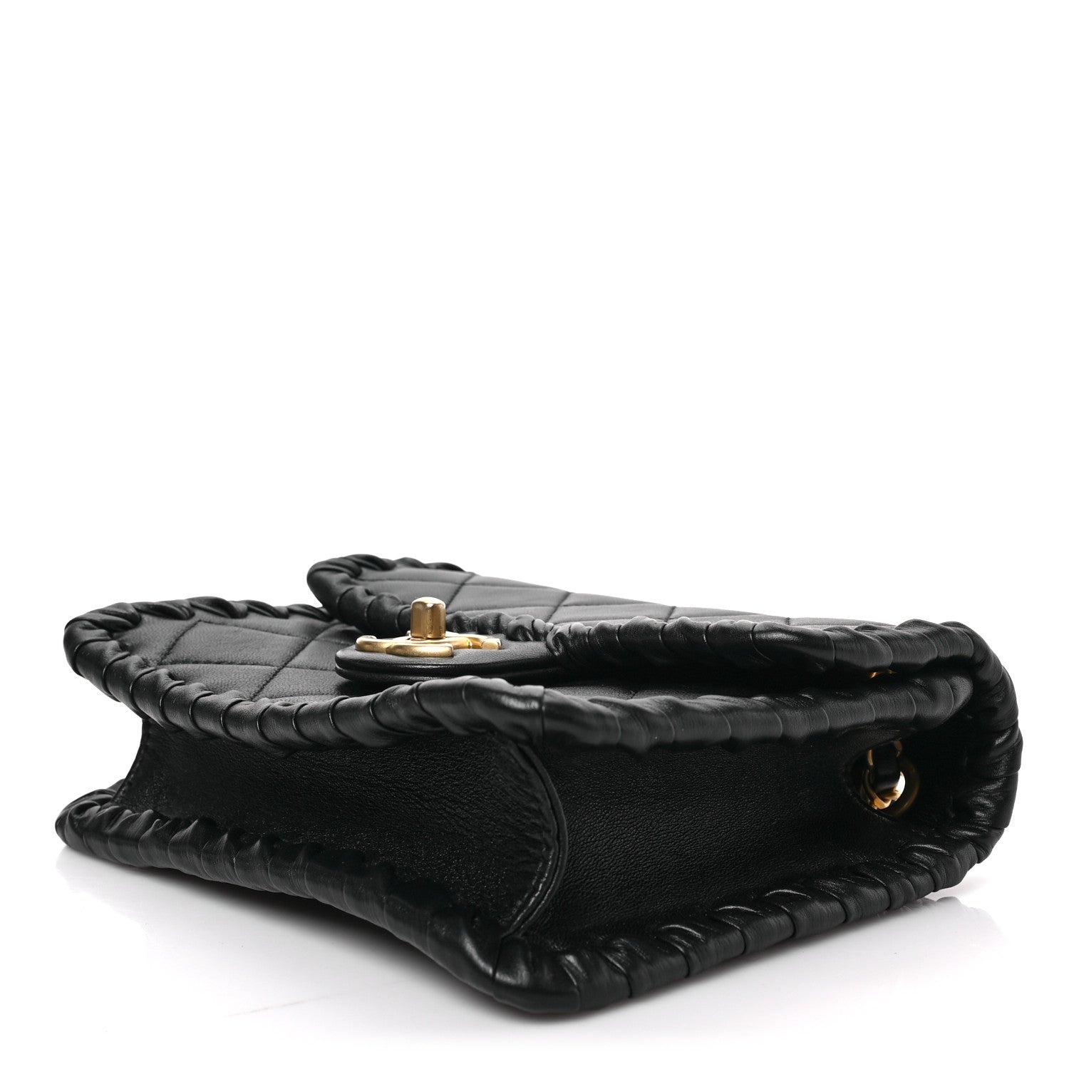 Chanel Calfskin Braided Mini My Own Frame Flap Black 9 of 9
